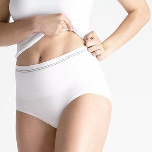 Yummie seamless cotton brief white